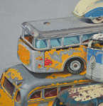 Jeremy Dickinson, Rears with Postbus and Schoolbus, 2011