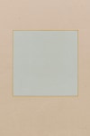 Marsha Cottrell Untitled (Light blue-green with yellow border), 2025 Archival pigment-based ink on digital ground on paper, unique Framed Dimensions: 22 3/8 x 17 3/8 x 1 3/8 inches 56.8 x 44.1 x 3.5 cm Paper Dimensions: 20 x 15 inches 50.8 x 38.1 cm
