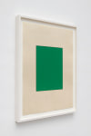 Marsha Cottrell Untitled (Green with inset border), 2023 Archival pigment on digital ground on paper, unique Framed Dimensions: 22 3/8 x 17 3/8 x 1 3/8 inches 56.8 x 44.1 x 3.5 cm Paper Dimensions: 20 x 15 inches 50.8 x 38.1 cm