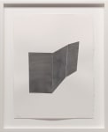 Kate Shepherd Black, Open Folded Wall, #43, 2022 Watercolor on Arches paper Framed Dimensions: 18 7/8 x 15 1/8 x 1 1/2 inches 47.9 x 38.4 x 3.8 cm