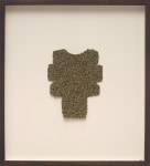 Tony Feher Golden Joy, 2012 Glitter and spray adhesive on unfolded box 6 1/2 x 5 1/4 inches 16.5 x 13.3 cm