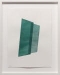 Kate Shepherd Dark Green, Overlapping Walls, #60, 2022 Watercolor on Arches paper Framed Dimensions: 18 7/8 x 15 1/8 x 1 1/2 inches 47.9 x 38.4 x 3.8 cm