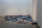 Kader Attia
La Mer Morte (The Dead Sea)
2015
Floor installation made of secondhand blue clothes
Dimensions Variable