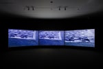 Flags and Debris
2021
Video installation with three channels of video (color, sound), three projections
TRT: 13:20 minutes
Installation dimensions variable, apx:
176 x 576 x 480 inches (447 x 1463 x 1219 cm)
Edition of 4, 2 APs