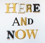 Jack Pierson
HERE AND NOW
2020
Aluminum, gold leaf, steel and tin
82 x 68 x 3 inches (208.3 x 172.7 x 7.6 cm)