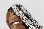 Kader Attia
Mirror Mask (detail)
2020
Wooden mask, mirror fragments, black pigment
Artwork Dimensions:
22 x 8 1/4 x 6 1/4 inches (56 x 21 x 15.8 cm)
Overall Dimensions:
70 x 8 1/4 x 10 inches (177.8 x 21 x 25.4 cm)