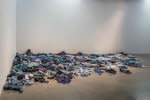 Kader Attia
La Mer Morte (The Dead Sea)
2015
Floor installation made of secondhand blue clothes
Dimensions Variable