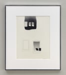 Trace Series #3, 1978
Black spray paint, pencil and graphite on paper
14 x 11 inches

(framed)