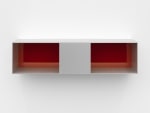 Donald Judd
Untitled, 1991 (Menziken 91-97)&amp;nbsp;
Clear anodized aluminum with yellow over red acrylic sheet&amp;nbsp;
10 x 40 x 10 inches&amp;nbsp;