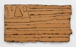 Claes Oldenburg (1929-2022)

Big Cardboard Flag, 1960

Black ink on cardboard

22 9/16 x 38 x 1 1/2 inches