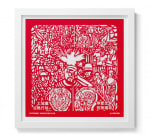 Ai Weiwei  Citizens' Investigation (The Papercut Portfolio), 2019  papercut   23 5/8 x 23 5/8 inches  Edition 51 of 250