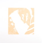 Alex Katz, A Tremor in the Morning: Jennifer and Eric, 1986, color woodcut, 20 x 20 inches