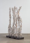 Naming the Animals, (detail), 2017 plaster, steel, spent batteries 93 1/4 x 60 x 20 in. (236.9 x 152.4 x 50.8 cm)