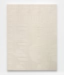 Tauba Auerbach Chiral Fret (Meander)/Extrusion/Ghost, 2015 woven canvas on wooden stretcher 80 x 60 in. (203.2 x 152.4 cm)