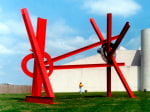 Mark di Suvero
Ulalu, 2001
stainless steel, painted steel
26' 7" h x 30' w x 15' d (8 x 9 x 4.5 m)