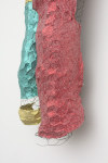 Lynda Benglis DOS (SHY FIVE), (detail), 2016 cast glitter on handmade paper over chicken wire 55 x 10 x 9 1/2 in. (139.7 x 25.4 x 24.1 cm)