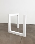 Sol LeWitt Incomplete Open Cube 5/12, 1974/1990 painted aluminum 40 x 40 x 40 in. (101.6 x 101.6 x 101.6 cm)