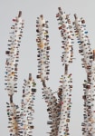 Naming the Animals, (detail), 2017 plaster, steel, spent batteries 93 1/4 x 60 x 20 in. (236.9 x 152.4 x 50.8 cm)