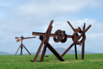 Mark di Suvero Magma, 2008 steel 25 ft x 48 ft x 22 ft 5 inches (7.62 x 14.63 x 6.83 meters)