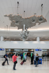 Liz Glynn Terra-Techne, (detail), 2019 cast stainless steel and terracotta dimensions variable Commissioned by the San Francisco Arts Commission for San Francisco International Airport Harvey Milk Terminal 1 Photo: Ethan Kaplan Photography
