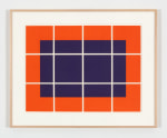 Donald Judd  Untitled, 1992-93  set of two woodcuts in purple and orange on Japanese Echizen paper  23 x 30 3/4 in. (58.4 x 78.1 cm)  Edition 24 of 30 + 13 AP + 1 PP  signed recto lower right; printer: Tadashi, Toda, Kyoto, Japan; publisher: Creative Works, Editions, Kyoto, Japan