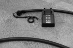 Christian Marclay
Extended Phone II (detail), 1994
telephone and plastic tubing
dimensions variable