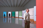 Walid Raad Letters to the Reader, 2014 MDF wood and paint 11 panels, each 94 1/2 x 48 in. (240 x 121.9 cm) + wall text. Installation view, “Question the Wall Itself” curated by Fionn Meade, Walker Art Center, Minneapolis, MN, November 19, 2016 - May 21, 2017.
