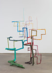 Plum A + B, (detail), 2017 bronze, oil, enamel 82 x 48 x 45 in. (208.3 x 121.9 x 114.3 cm)