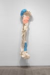 Lynda Benglis Sparkle Flag Fern, 2016 handmade paper over chicken wire, cast sparkles 78 x 19 x 23 in. (198.1 x 48.3 x 58.4 cm)