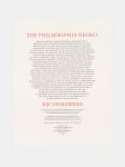 Terry Adkins The Philadelphia Negro Reconsidered, 2012 portfolio of 18 silkscreen prints on paper and 2 text pages paper: 20 x 16 in. (53.3 x 43.2 cm)