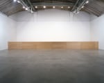 Donald Judd untitled (slant piece), 1976 Douglas Fir plywood 4’ x 48’ x 10’9”