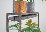 Evan Holloway Hollywood Squares, (detail), 2017 steel, cardboard, CelluClay, Cel-vinyl and acrylic 99 1/2 x 72 x 46 in. (252.7 x 182.9 x 116.8 cm)
