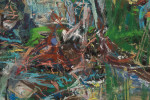Cecily Brown A Day Appearing Dream, (detail), 2020 pastel, water color and ink on paper 40 x 60 in. (101.6 x 152.4 cm), frame: 44 x 64 x 2 1/4 in. (111.8 x 162.6 x 5.7 cm)