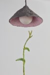 Indoors, (detail), 2017 steel, cardboard, CelluClay, Cel-vinyl and acrylic lamp: 110 1/2 x 28 x 45 in. (280.7 x 71.1 x 114.3 cm) plant: 87 x 13 1/2 x 13 1/2 in. (221 x 34.3 x 34.3 cm)