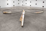 Luciano Fabro
L'Infinito, 1989
steel cable and marble
17 3/4 x 315 x 236 1/4 in. (45 x 800 x 600 cm)