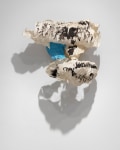 Lynda Benglis Storm A' Coming, 2016 handmade paper over chicken wire, cast sparkles, coal tempera 27 x 32 x 15 in. (68.6 x 81.3 x 38.1 cm)