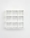 Sol LeWitt Modular Wall Structure, c. 1965 painted wood 14 5/8 x 14 1/2 x 5 1/4 in. (37.1 x 36.8 x 13.3 cm)