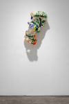Lynda Benglis Animal Twister, 2017 handmade paper over chicken wire, acrylic 35 x 16 x 18 in. (88.9 x 40.6 x 45.7 cm)