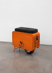 Robert Grosvenor
untitled, 2020
Valmobile scooter circa 1961 with Nason acrylic enamel paint, rabbit's foot keychain, key
27 1/2 x 24 1/2 x 14 in. (69.9 x 62.2 x 35.6 cm)