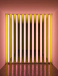 Dan Flavin untitled (to Barry, Mike, Chuck and Leonard), 1972-1975 yellow and pink fluorescent light 8 feet high x 8 feet wide (243.8 x 243.8 cm) Edition 1 of 3, 1 fabricated in artist's lifetime