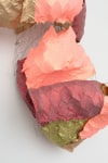 ORANGE GLOW, (detail), 2017 cast sparkles on handmade paper over chicken wire 40 x 25 x 19 in. (101.6 x 63.5 x 48.3 cm)