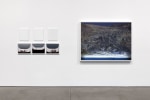 Sophie Calle
North Pole / Pôle nord, 2009
1 Duratrans light box, 3 sandblasted porcelain plaques, video, screen, 7 framed color photographs
7 ft. 3 in. x 16 ft. 3 in. (2 m 21 cm x 4 m 95.3 cm) to 7 ft. 3 in. x  26 ft. 3 in. (2 m 21 cm x 8 m) overall, depending on installation
light box: 49 1/4 x 65  x 3 1/2 in. (125 x 165 x 9 cm)
5 framed photographs: 11 13/16 x 15 3/4 in. (30 x 40 cm)
2 framed photographs: 23 5/8 x 31 1/2 in. (60 x 80 cm)
Monitor Samsung 22" 5000 series
Edition 2 of 5 (English)
Edition of 5 English + 1 AP, Edition of 5 French + 1 AP