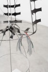 Framework 1, (detail), 2017 wire, construction mesh, acrylic 53 1/2 x 12 x 12 in. (135.9 x 30.5 x 30.5 cm)