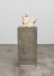 Justin Matherly
Untitled (Fear, Anxiety and Joy), 2016
Modified gypsum, spray paint, epoxy, concrete, ambulatory equipment, cigarettes
figure: 15 x 16 x 13 in. (38.1 x 40.6 x 33 cm); base: 39 1/4 x 19 1/4 x 16 1/2 in. (99.7 x 48.9 x 41.9 cm); sculpture: 54 1/2 x 55 1/4 x 29 1/2 in. (138.4 x 140.3 x 74.9 cm)