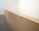 untitled (slant piece), 1976 Douglas Fir plywood 4’ x 48’ x 10’9”