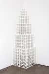 Sol LeWitt Corner Piece 1 2 3 4 5 6, 1979 white painted birch wood 99 1/4 x 29 x 29 in. (252.1 x 73.7 x 73.7 cm)