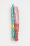Lynda Benglis DOS (SHY FIVE), 2016 cast glitter on handmade paper over chicken wire 55 x 10 x 9 1/2 in. (139.7 x 25.4 x 24.1 cm)