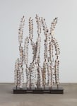Evan Holloway Naming the Animals, 2017 plaster, steel, spent batteries 93 1/4 x 60 x 20 in. (236.9 x 152.4 x 50.8 cm)