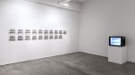 Jonathan Borofsky Giraffe/Escalator Video Animation Installation, 1988-1995 61 pencil animation drawings on paper with video animation  1 minute, looped each drawing 10 1/2 x 12 1/2 in. (26.7 x 31.8 cm)