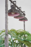 Two Ferns, (detail), 2017 steel, cardboard, CelluClay, Cel-vinyl and acrylic 89 3/4 x 96 1/4 x 64 in. (228 x 244.5 x 162.6 cm)